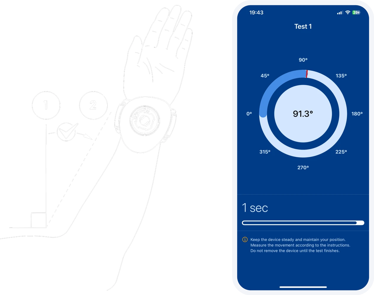 Measuring Range of Motion - Step 2
