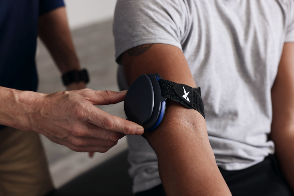 ActivForce secured at the elbow during testing